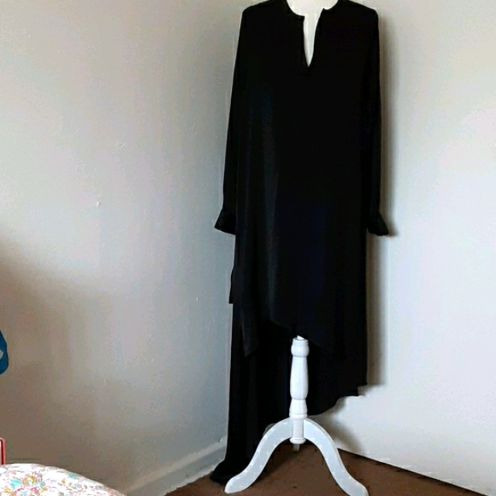 BCBGMAXAZRIA Eddie Black Asymmetrical Dress - Picture 5 of 16